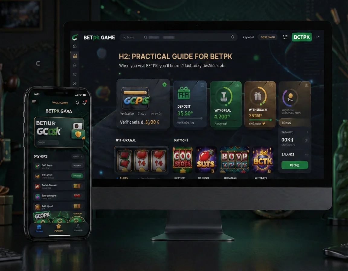 BETPK Page: Betpk Game. Keyword: Betpk Game. H2: Practical Guide For BETPK. Paragraph: When you visit BETPK, you'll find a wide array of game categories waiting for you. Each one offers a different kind of thrill, from quick spins to strategic plays. Many players start with Slots. List items: . Visual direction: secure payment information panel with mobile wallet dashboard, deposit and withdrawal cards, verification status and account balance widgets.